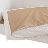 Sydney White 2pc RAF Chaise Sectional (110") - Ornate Home