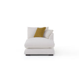 Sydney White 2pc RAF Chaise Sectional - Ornate Home