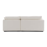Sydney White 2pc RAF Chaise Sectional - Ornate Home