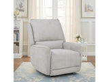 Sylmar Dove Grey Chenille Upholstered Power Recliner - Ornate Home