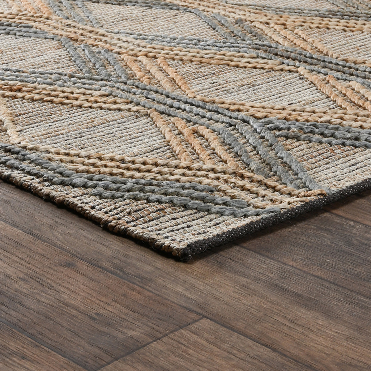Sylmar Natural/Mineral Blue Rug - Ornate Home