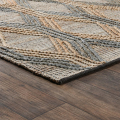 Sylmar Natural/Mineral Blue Rug - Ornate Home