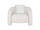 Sylvia Accent Chair in Angora - Ornate Home