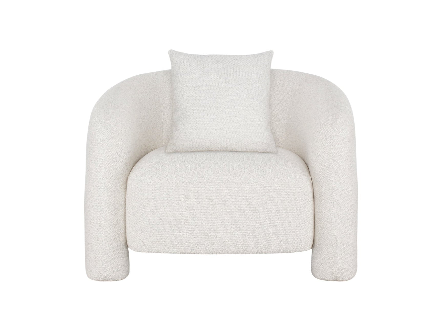 Sylvia Accent Chair in Angora - Ornate Home