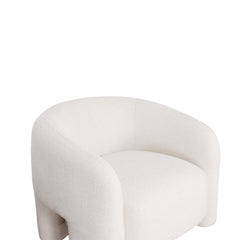 Sylvia Accent Chair in Angora - Ornate Home