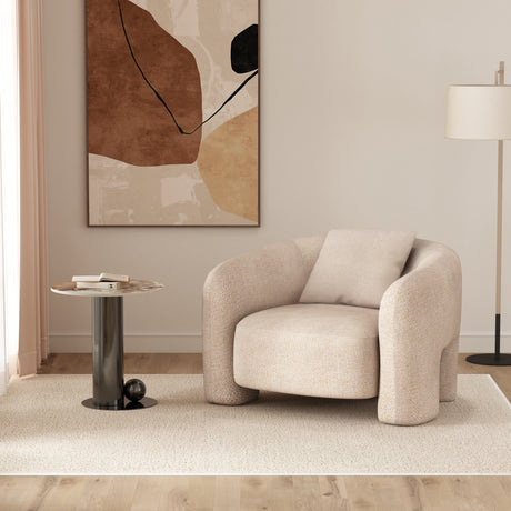 Sylvia Accent Chair in Gold Dust - Ornate Home