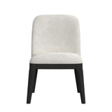 Sylvie Black with Grain/White Dining Side Chair (Set of 2) - Ornate Home