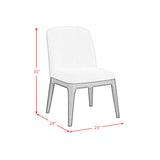 Sylvie Black with Grain/White Dining Side Chair (Set of 2) - Ornate Home