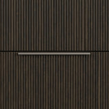 Sylvie Dark Brown 4-Piece Wall Bed King Bedroom Set with 2 Nightstands & Dresser - Ornate Home