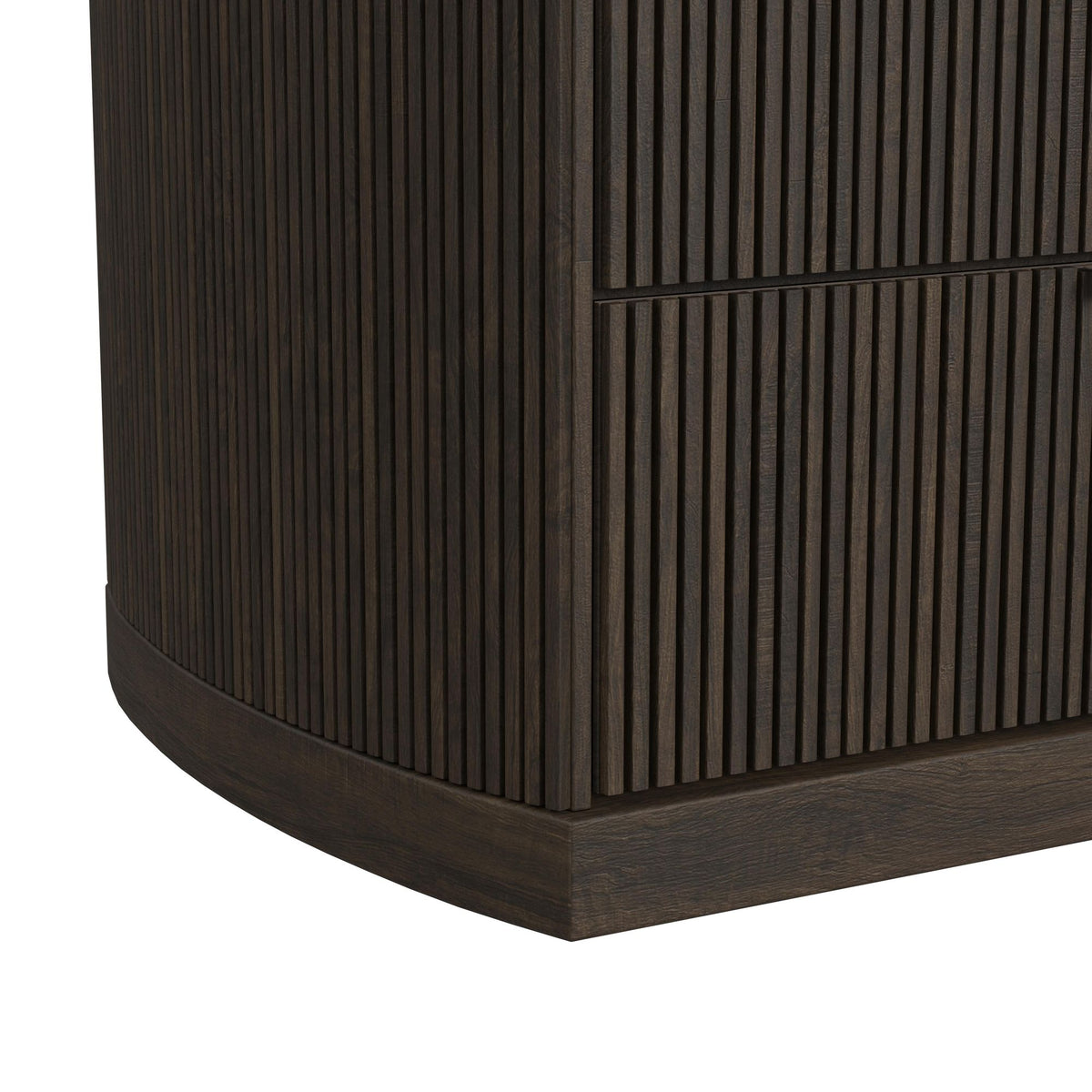 Sylvie Dark Brown 4-Piece Wall Bed Queen Bedroom Set with 2 Nightstands & Dresser - Ornate Home