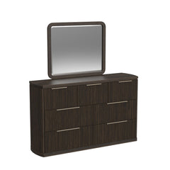 Sylvie Dark Brown 5-Piece Wall Bed Queen Bedroom Set - Ornate Home