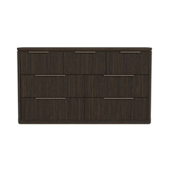 Sylvie Dark Brown 7-Drawer Dresser - Ornate Home