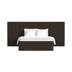 Sylvie Dark Brown Wall Bed King Set - Ornate Home