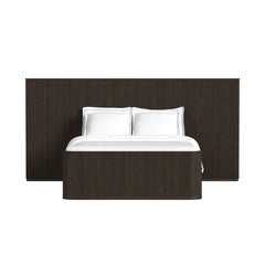 Sylvie Dark Brown Wall Bed Queen Set - Ornate Home