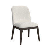 Sylvie Dark Brown/White 5-Piece Standard Height Dining Set with Oval Table & Four Chairs