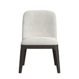 Sylvie Dark Brown/White Dining Side Chair (Set of 2) - Ornate Home