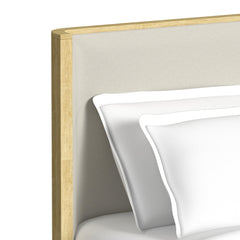 Sylvie Natural 3-Piece Queen UPH Bedroom Set - Ornate Home