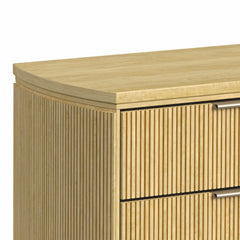 Sylvie Natural 5-Drawer Chest - Ornate Home
