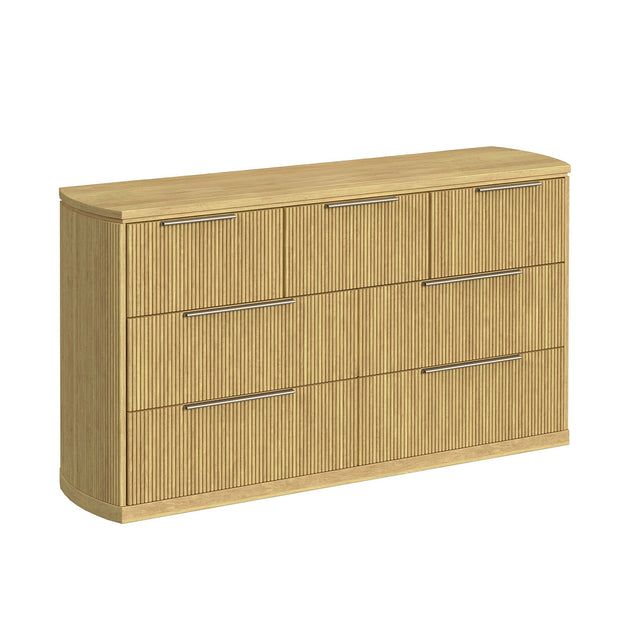 Sylvie Natural 7-Drawer Dresser - Ornate Home