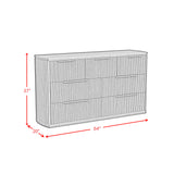 Sylvie Natural 7-Drawer Dresser - Ornate Home