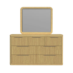 Sylvie Natural Dresser & Mirror Set - Ornate Home