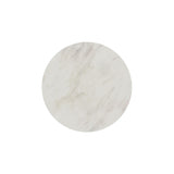 Sylvie Natural/White 2-Piece Occasional Table Set with Faux Marble Top and Base - Ornate Home