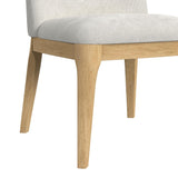 Sylvie Natural/White 5-Piece Standard Height Dining Set