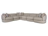 Sylvio Grey Fabric Sectional - Ornate Home