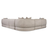 Sylvio Grey Fabric Sectional - Ornate Home