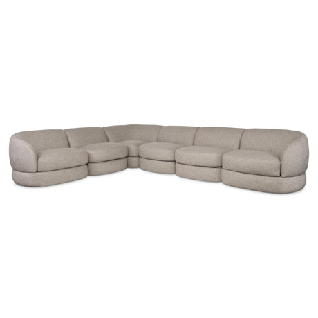Sylvio Grey Fabric Sectional - Ornate Home