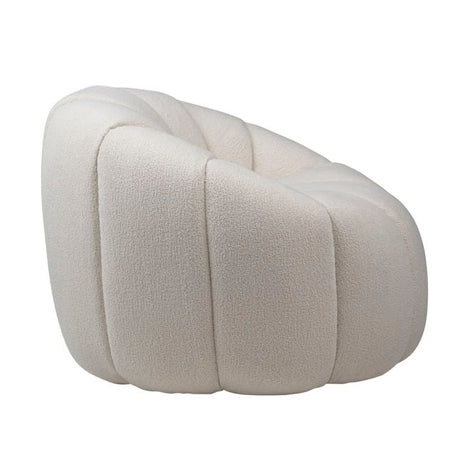 Symone Cream Swivel Chair - Ornate Home