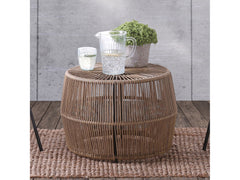 Syna Natural Outdoor Round Table - Ornate Home