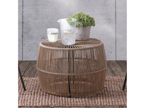 Syna Natural Outdoor Round Table - Ornate Home