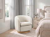 Synova Beige Swivel Chair - Ornate Home