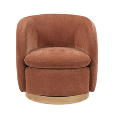 Synova Red Swivel Chair - Ornate Home
