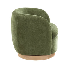 Synova Walnut Swivel Chair - Ornate Home