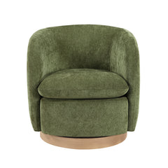Synova Walnut Swivel Chair - Ornate Home
