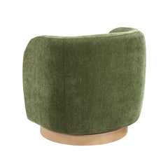 Synova Walnut Swivel Chair - Ornate Home