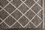 Syosset 2x3 Brown Trellis Wool&Viscose Rug - Clearance - Ornate Home
