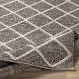Syosset 2x3 Brown Trellis Wool&Viscose Rug - Clearance - Ornate Home