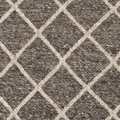 Syosset 2x3 Brown Trellis Wool&Viscose Rug - Clearance - Ornate Home