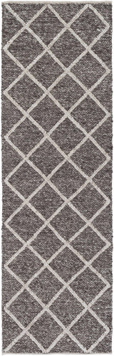 Syosset 2x3 Brown Trellis Wool&Viscose Rug - Clearance - Ornate Home