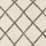 Syosset Cream/Brown Trellis Wool&Viscose Rug - Clearance - Ornate Home