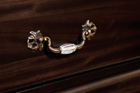 Syracuse Dark Walnut 4 Pc. Queen Bedroom Set - Ornate Home