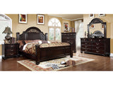 Syracuse Dark Walnut 4 Pc. Queen Bedroom Set - Ornate Home