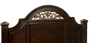 Syracuse Dark Walnut 5 Pc. Queen Bedroom Set w/ 2NS - Ornate Home