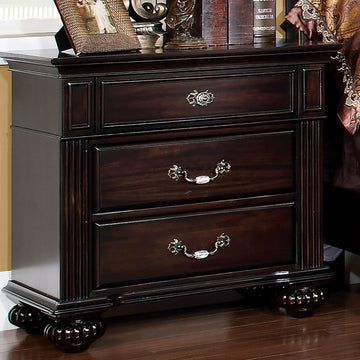 Syracuse Dark Walnut 5 Pc. Queen Bedroom Set w/ 2NS - Ornate Home
