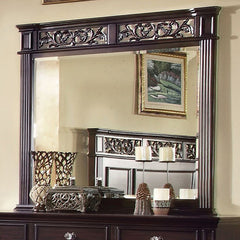Syracuse Dark Walnut Mirror - Ornate Home