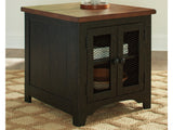 Valebeck Black/Brown Coffee Table and 2 End Tables - Ornate Home