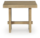 Crendlin Light Brown Coffee Table and 2 End Tables